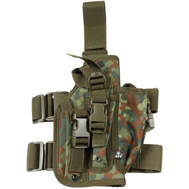 MFH Oberschenkel rechtsseitiges MOLLE-Gewehrholster, BW camo