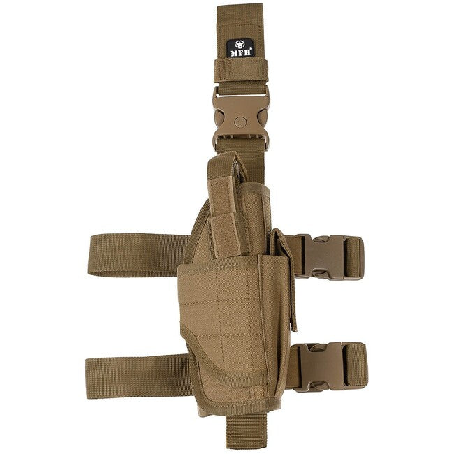 MFH Oberschenkel rechts MOLLE Gewehrholster, coyote tan