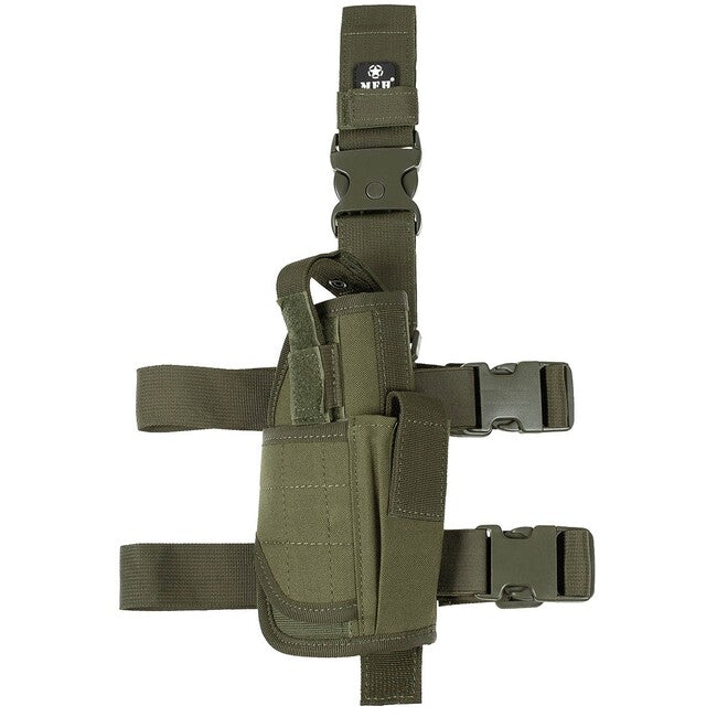 MFH Oberschenkel rechtsseitiges MOLLE-Gewehrholster, OD grün
