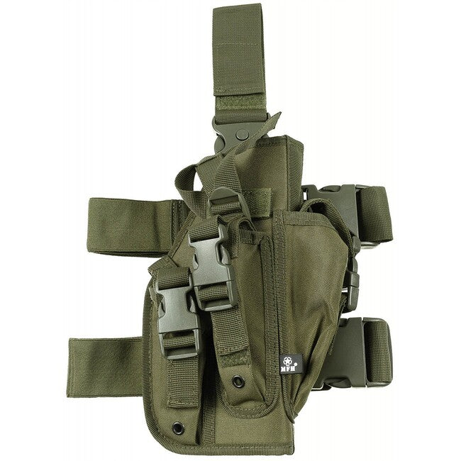 MFH Oberschenkel rechtsseitiges MOLLE-Gewehrholster, OD grün