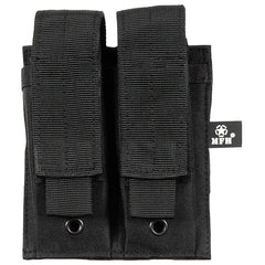 MFH Doppel-MOLLE-Holster, schwarz