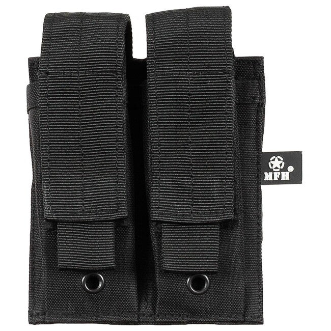MFH Doppel-MOLLE-Holster, schwarz