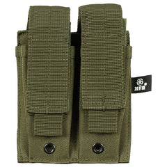 MFH Doppel-MOLLE-Holster, OD grün
