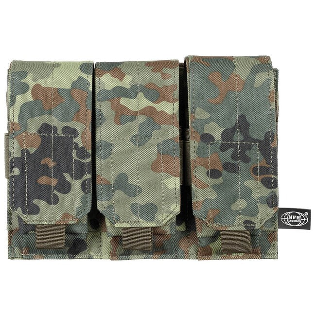 MFH Dreifach-MOLLE-Holster, bw-tarnung
