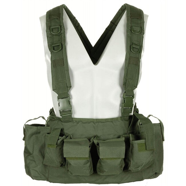 MFH Taktische Chest Rig 9 taschen od grün