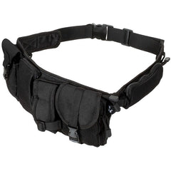 MFH Taktischer Gürtel 6 taschen ca. 5,5 cm schwarz