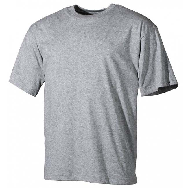 MFH US T-Shirt klasicke grau