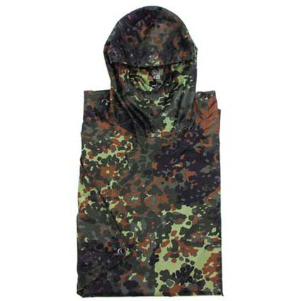 MFH US Rip-Stop-Poncho flecktarn 223x144 cm