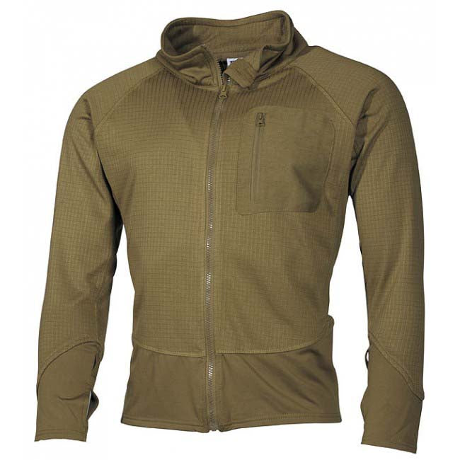 MFH US langärmliges taktisches T-shirt Coyote Tarn