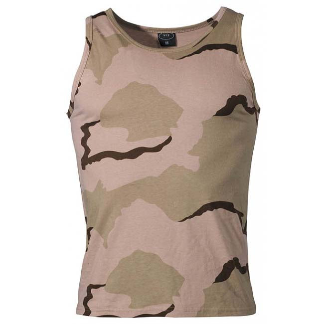 MFH US Tanktop Herren- vzor 3col desert