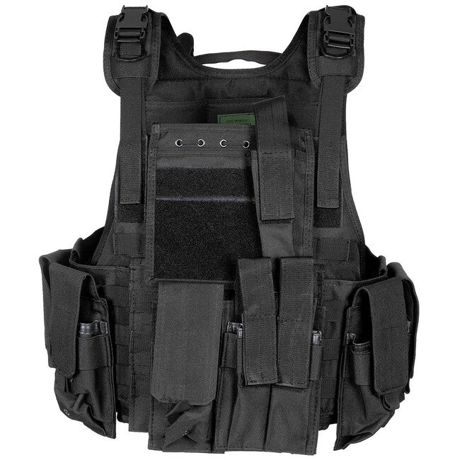 MFH Ranger Weste mehrere taschen schwarz
