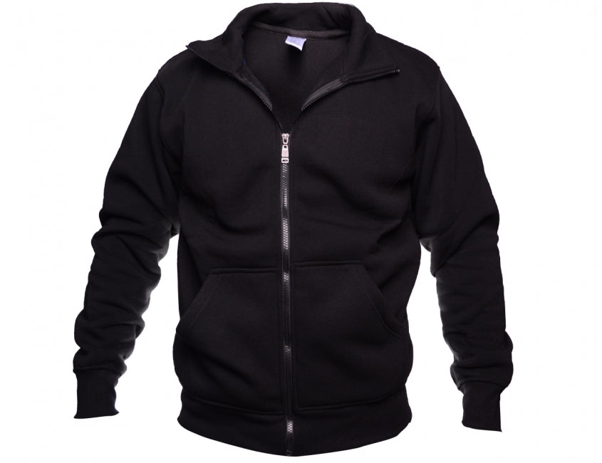 O&T Sweatshirt Paulo Midd Zipper, schwarz