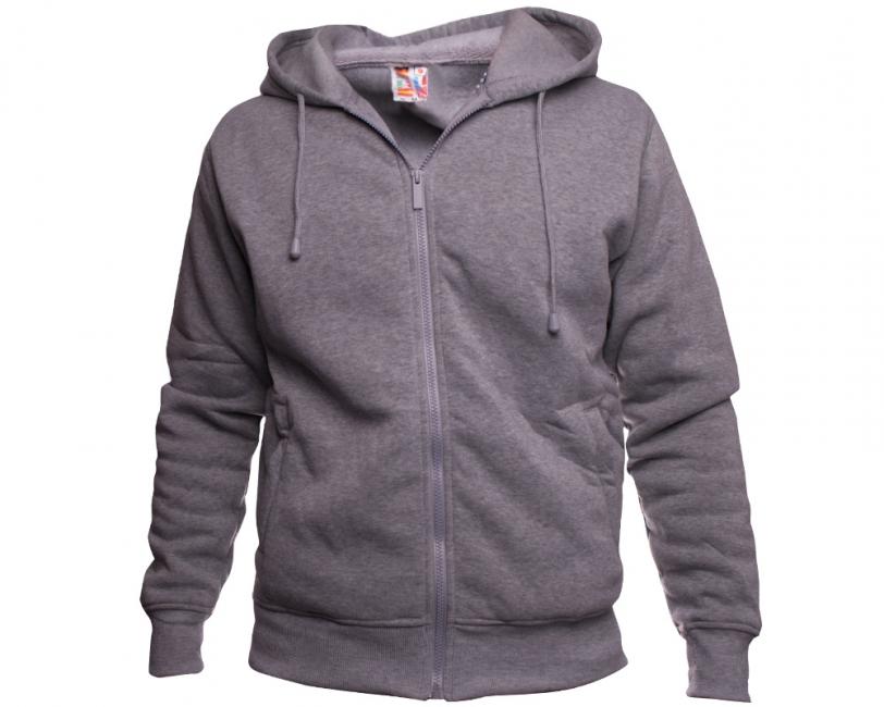 O&T Sweatshirt Paulo High Zipper, grau