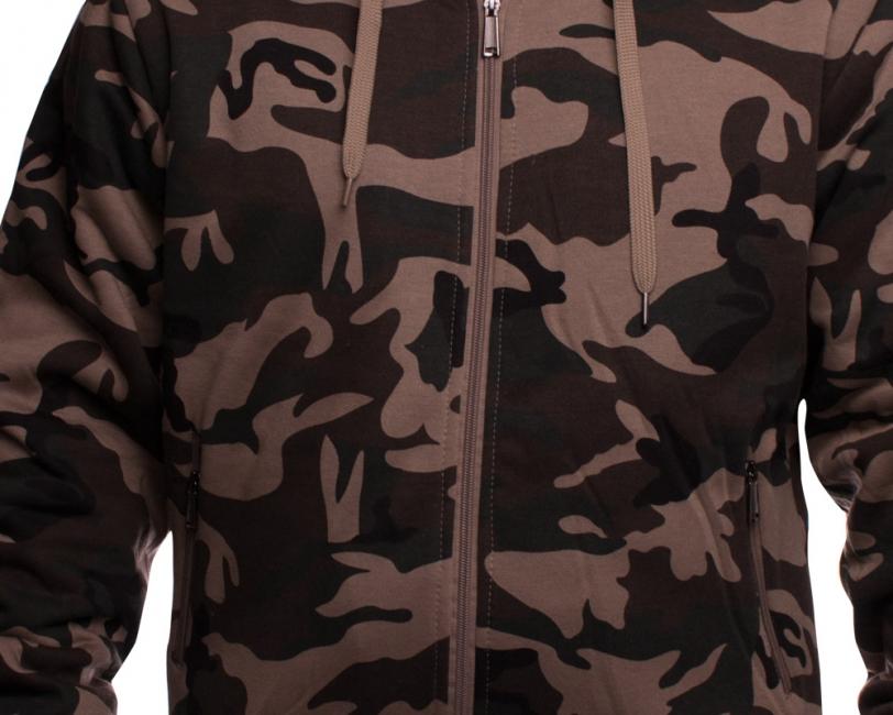 Loshan Sweatshirt Winter zateplena maskacova grün