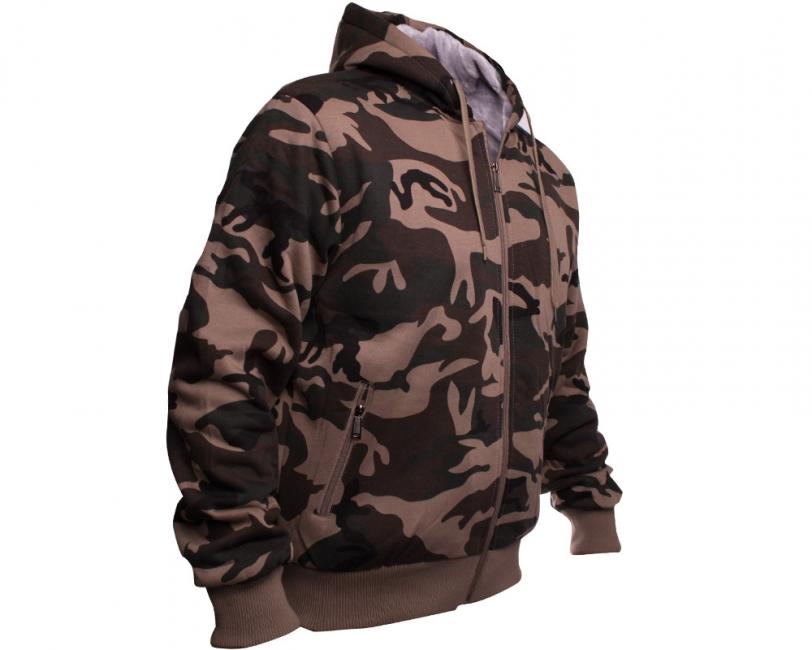 Loshan Sweatshirt Winter zateplena maskacova grün