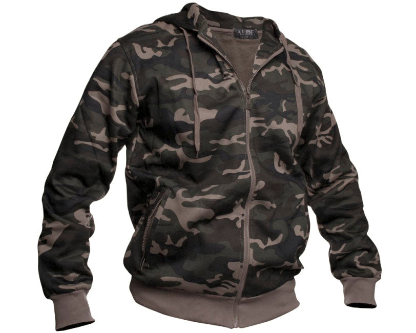 O&T Sweatshirt AloeStar High Zipper, maskacova grün