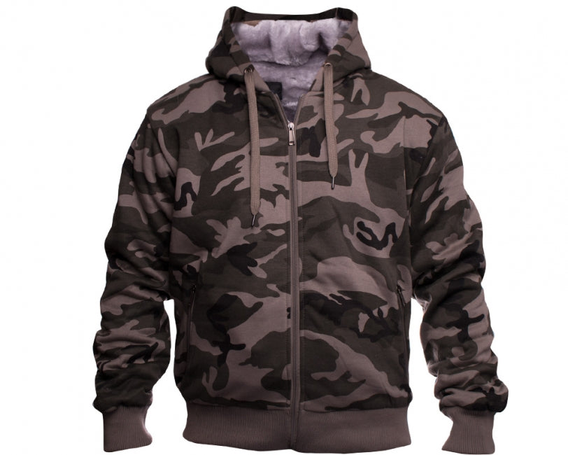 Loshan Sweatshirt Winter zateplena maskacova grau