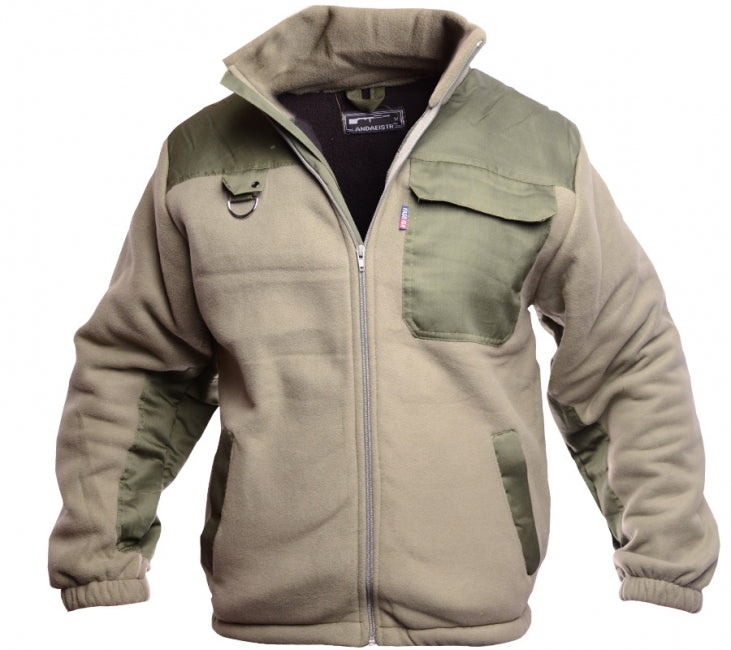 O&T Fleece- zateplena Sweatshirt Andaeistr Edgar, grün