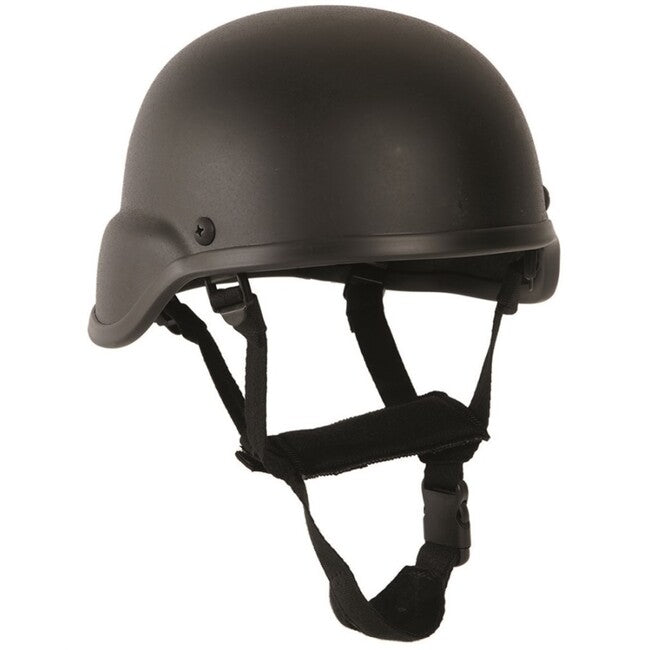 Mil-Tec American Black Hat With M.I.C.H. Trains