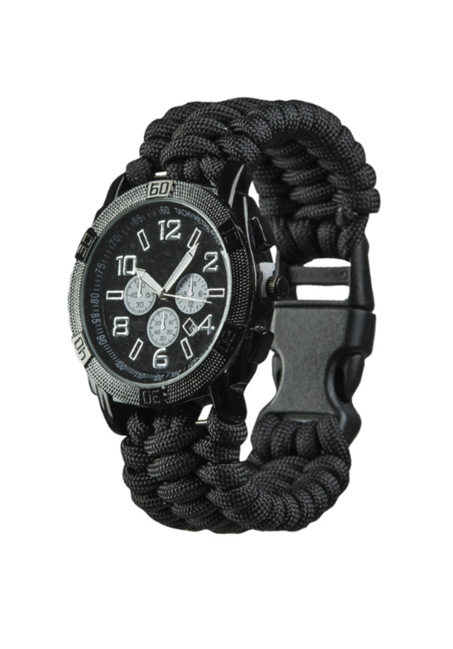 Mil-Tec Army Uhr Paracord, schwarz