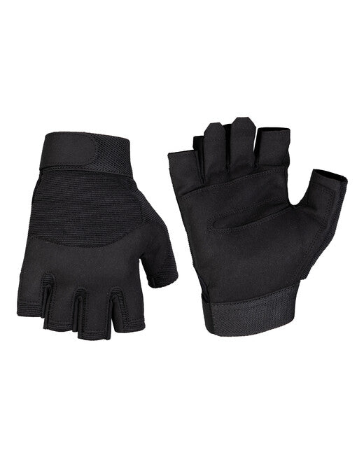Mil-Tec Army handschuhe ohne Finger, schwarz