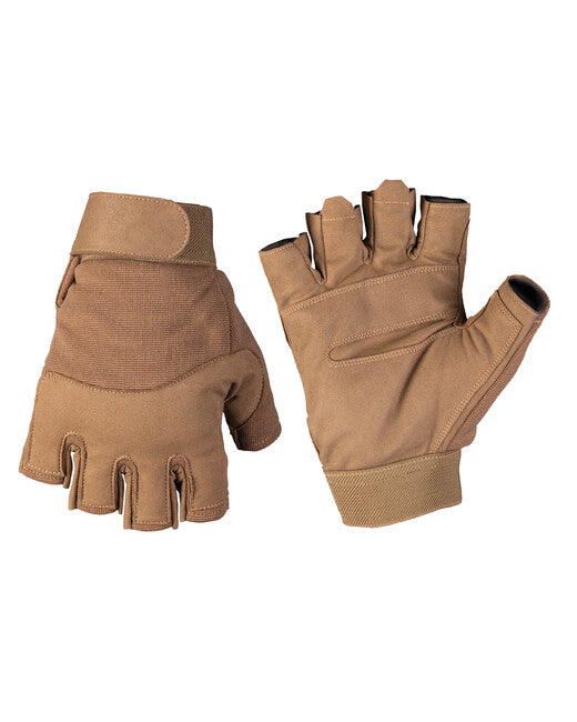 Mil-Tec Army handschuhe ohne Finger, dark coyote