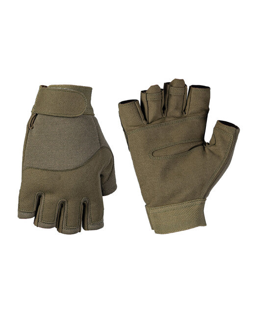 Mil-Tec Army handschuhe ohne Finger, olivfarbene