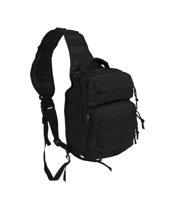 Mil-Tec Assault small Eingurtrucksack schwarz 10 l