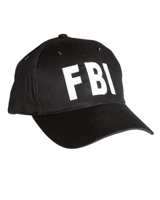 Mil-Tec Baseballmütze schwarz FBI