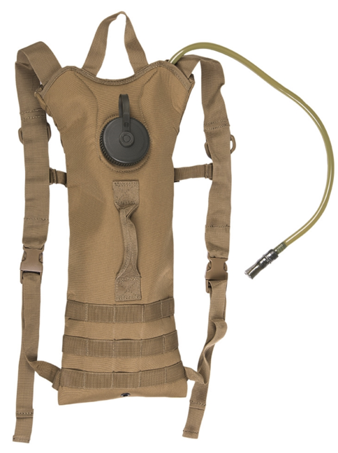 Mil-Tec Water Pack Basic mit Gurten 3 l, coyote