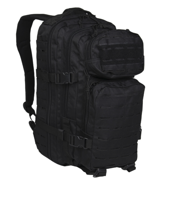 Mil-Tec US Assault Small Laser Cut Rucksack schwarz 20 l