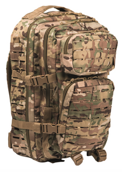 Mil-Tec Rucksack US Assault Large Laser Cut, multitarn, 36L