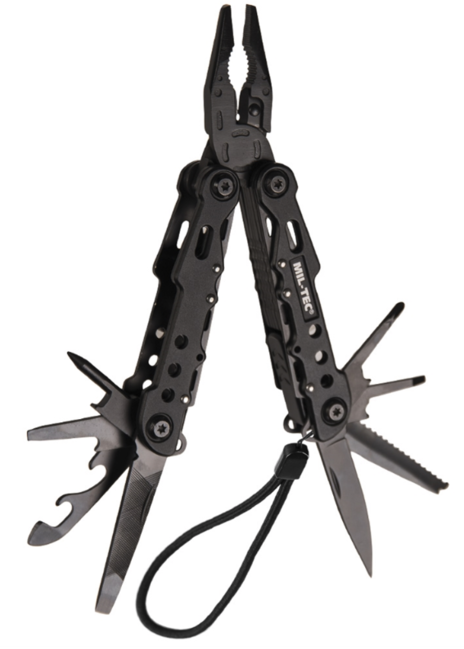 Mil-Tec Multitoolset, schwarz