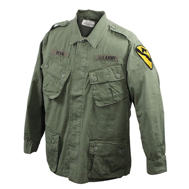 Mil-Tec M64 Bluse VIETNAM schräge taschen grün
