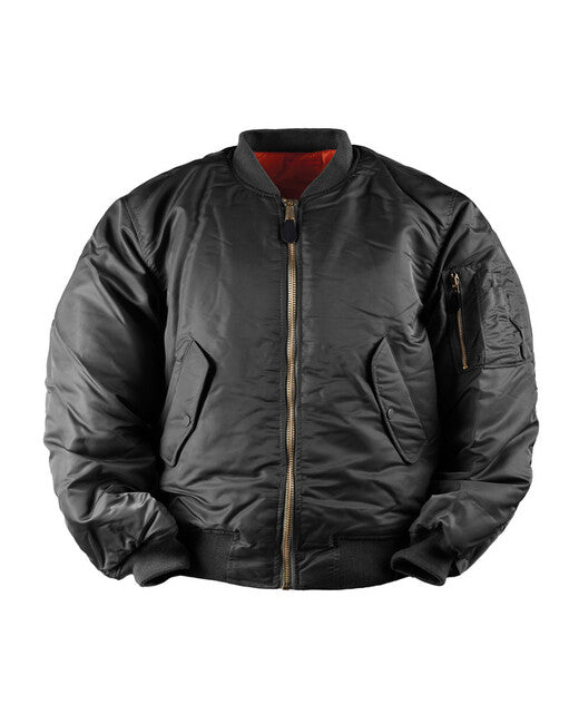 Mil-Tec ma1® basic us fliegerjacke schwarz