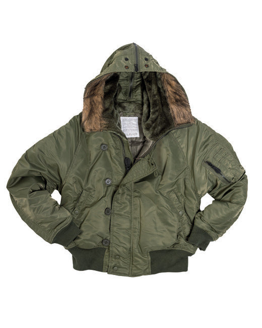 Mil-Tec N2B Basic us fliegerjacke oliv