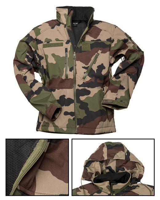 Mil-Tec Scu 14 cce softshell jacke