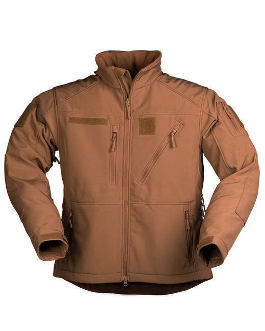 Mil-Tec SCU 14 softshell jacke dark coyote