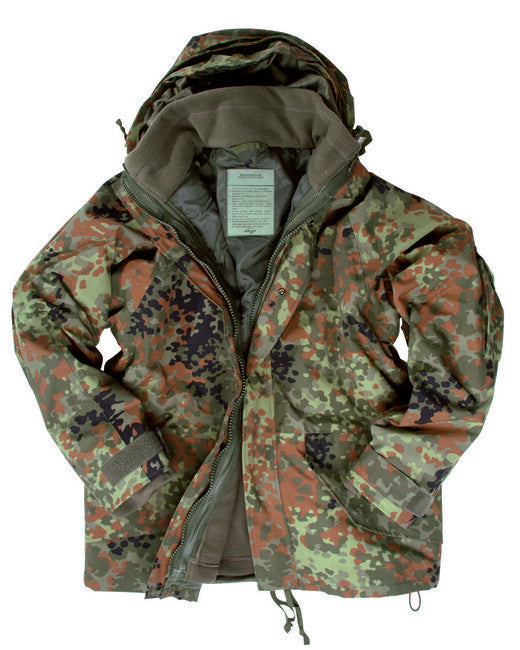 Mil-Tec fleeceja nässeschutz jacke m.fleckt
