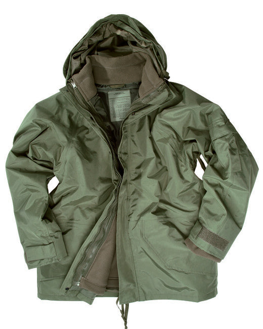 Mil-Tec fleeceja jacke nässeschutz m.fleeceja.oliv