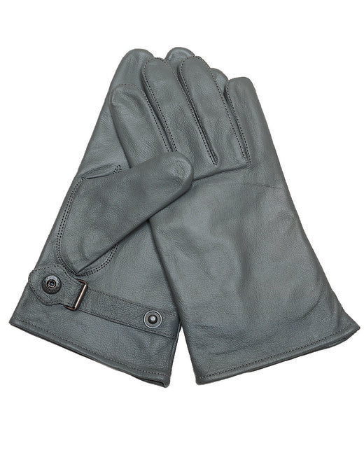 Mil-Tec BW Lederhandschuhe mit grauer Fütterung