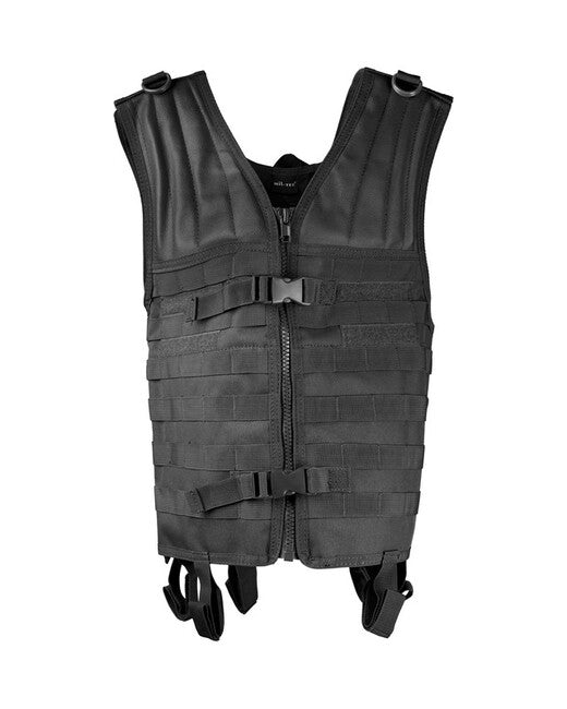Mil-Tec Carrier taktische Weste MOLLE-System schwarz