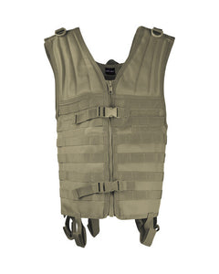 Mil-Tec Carrier Taktische Weste molle system oliv