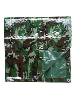 Mil-Tec Celta PE Tarp, Woodland, 285x500 cm