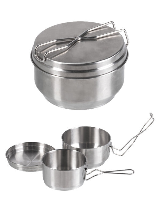Mil-Tec tschech.kochgeschirr 3-tlg.s/steel