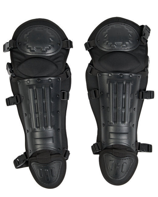 Mil-Tec anti riot beinschützer schwarz