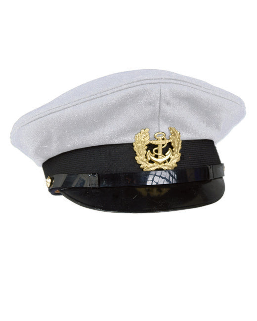 Mil-Tec MARINE Mütze mit Abzeichen weiß