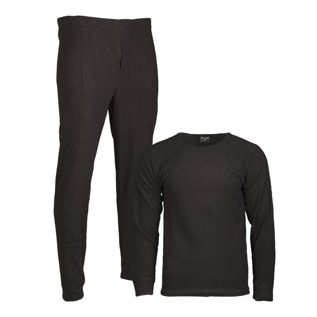 Mil-Tec BLACK FLEEC BOTTOM BODY CLOTHING WITH A ROUND SHOT