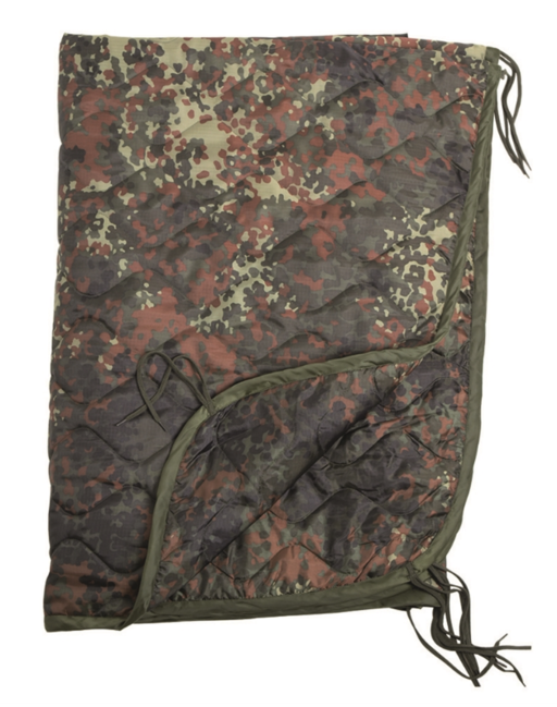 Mil-Tec Decke Poncho-Einlage flecktarn 210 x 150 cm