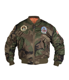 Mil-Tec kids' bomber jacket, Woodland